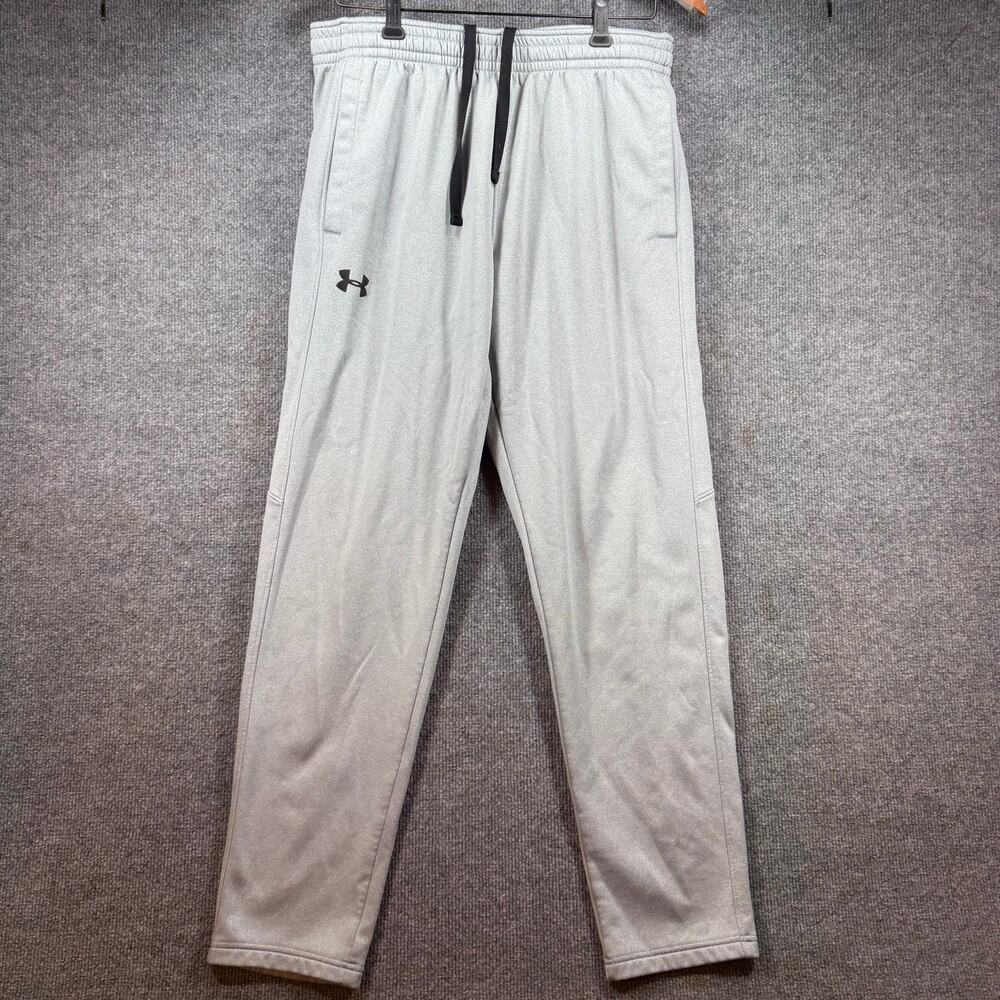 Under Armour Loose Coldgear Sweat Pants Men's Large Gray Casual Loungewear